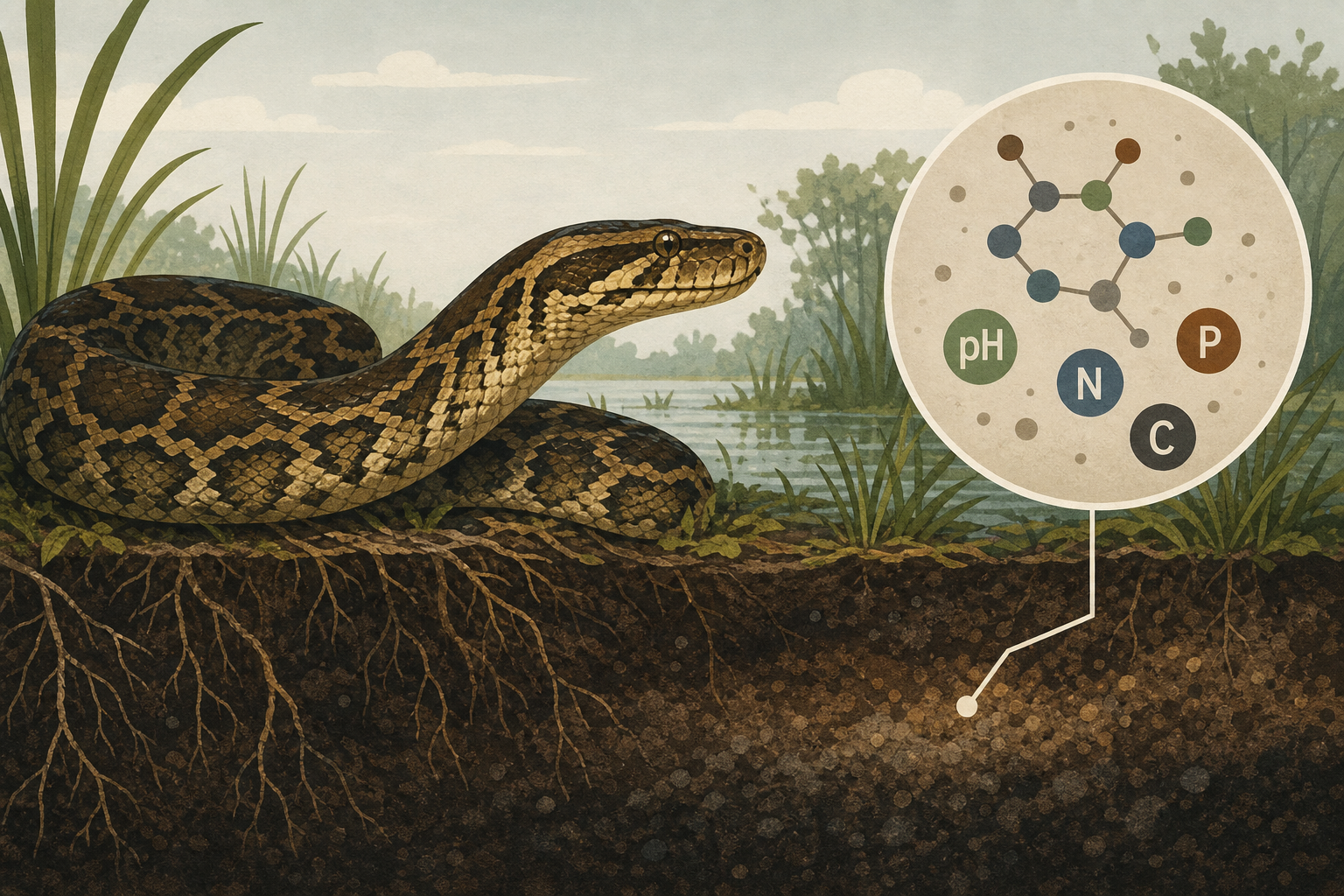 New study finds Burmese pythons are now changing Everglades soil chemistry