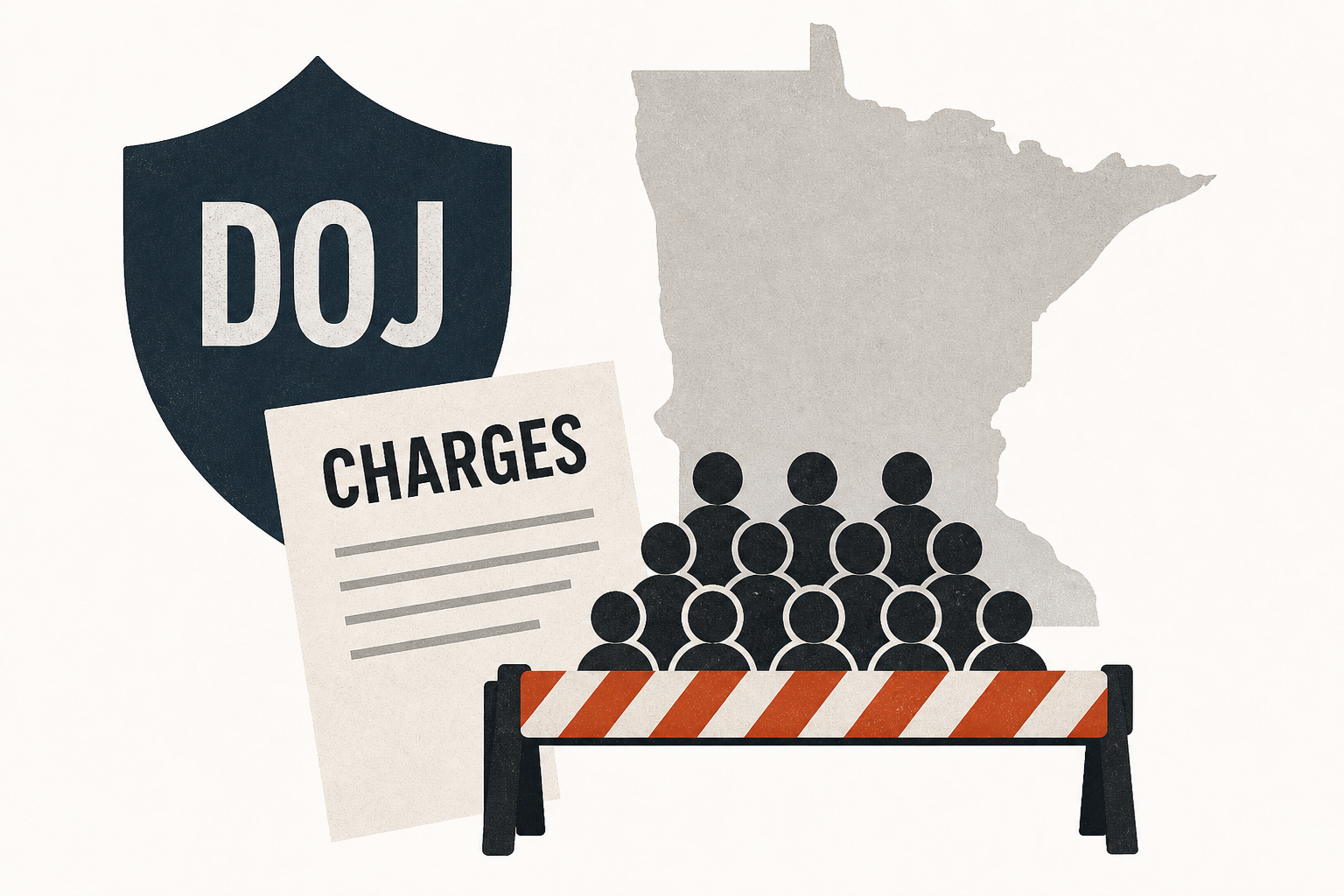 DOJ charges 15 people it says impeded agents during Minnesota immigration crackdown