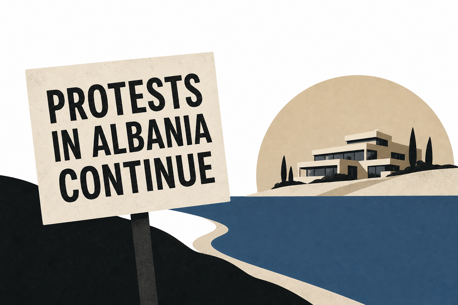Protests in Albania continue against Kushner-linked luxury resort : NPR