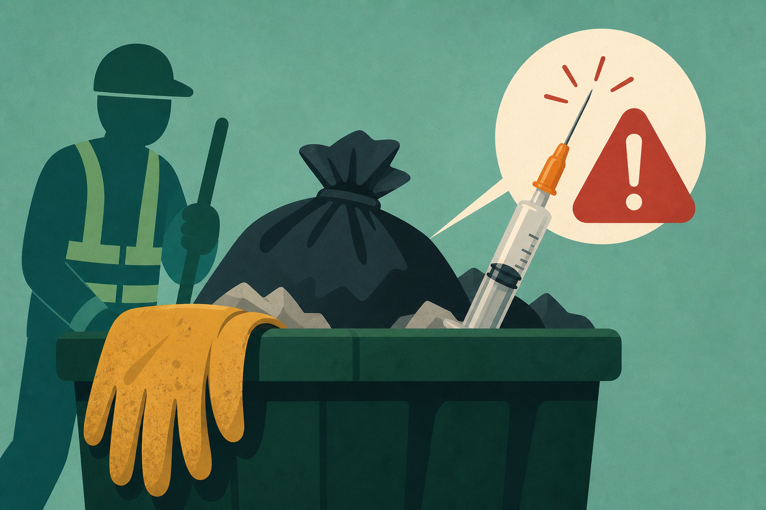 Are Sanitation Workers Getting Stuck by Used GLP-1 Needles?