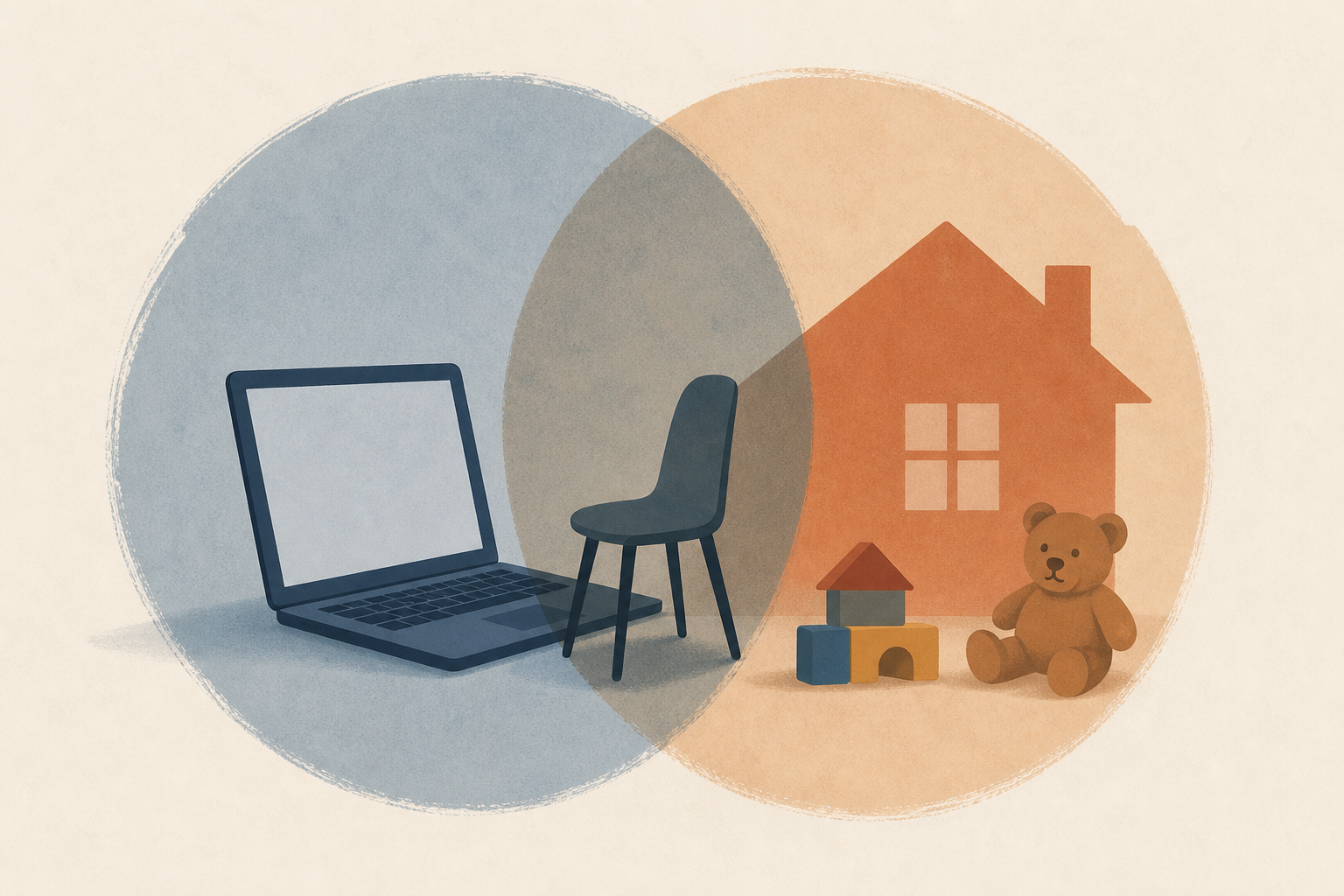 For Working Parents, the Boundary Between Work and Family Is Often Blurred