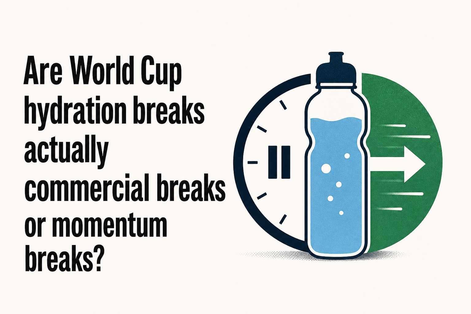 Are World Cup hydration breaks actually commercial breaks or momentum breaks?