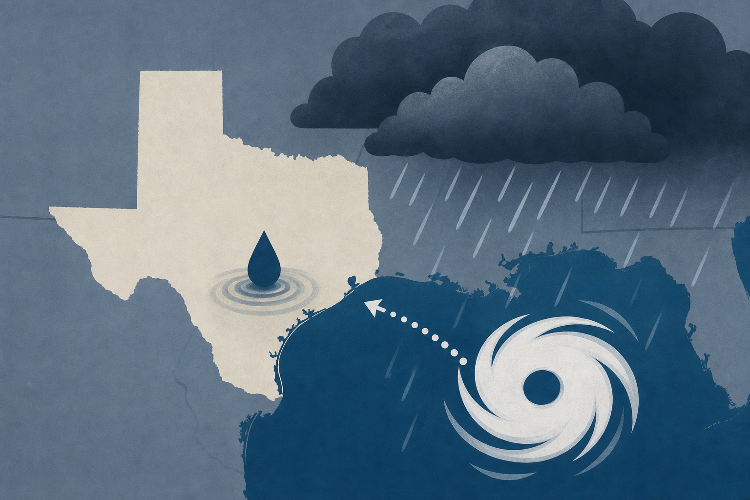 Tropical storm chances increase for major Gulf flood threat that has killed 1 in Texas