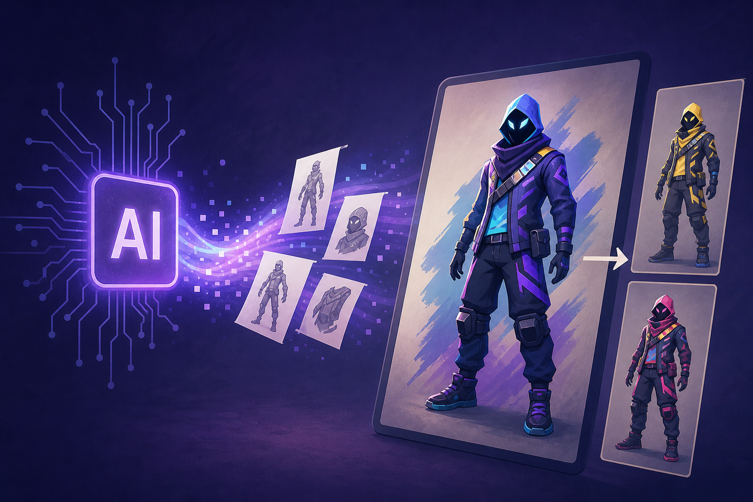 Epic Games Reveals How Generative AI Helps Create Fortnite Concept Art and Skins