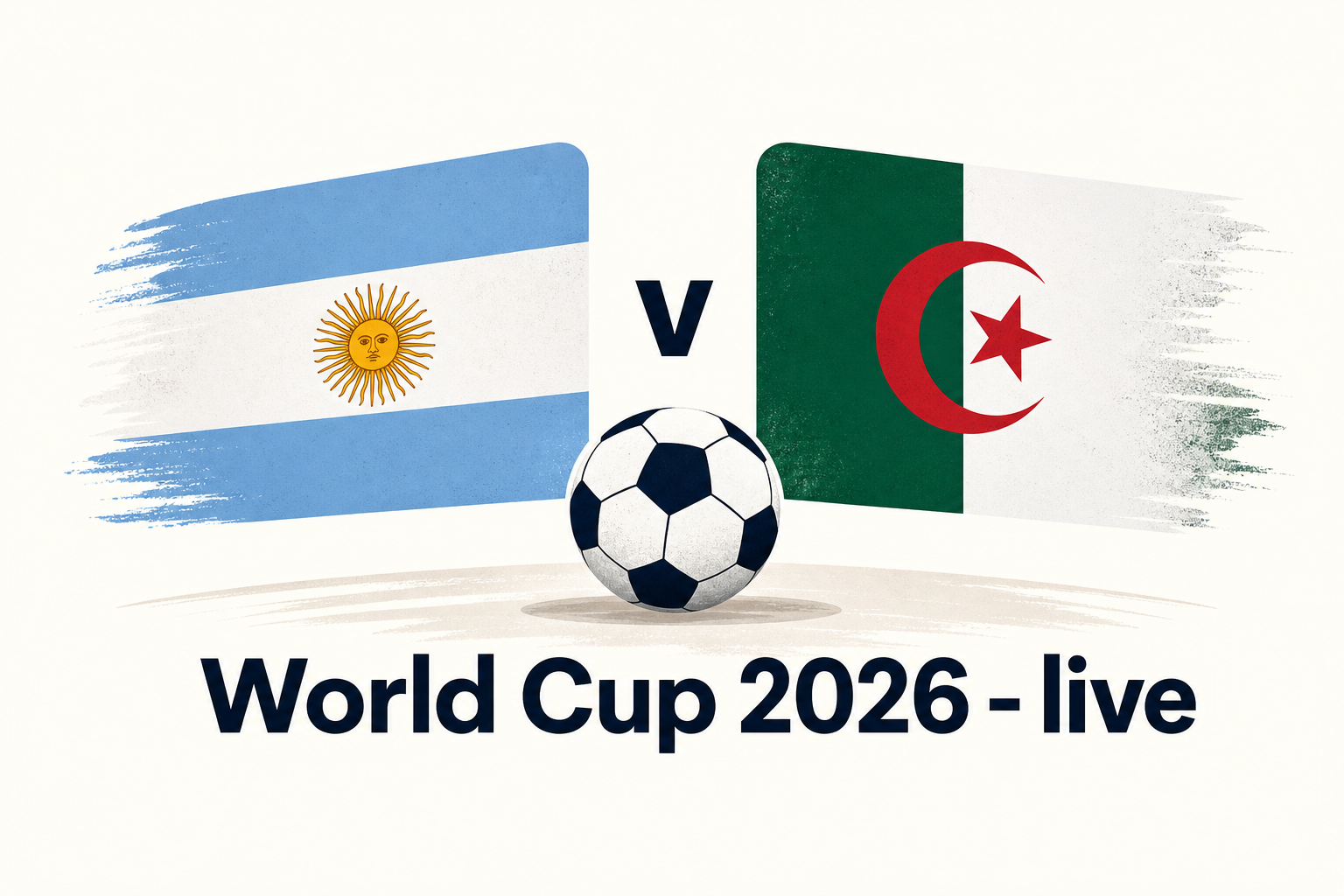 Argentina v Algeria: World Cup 2026 - live