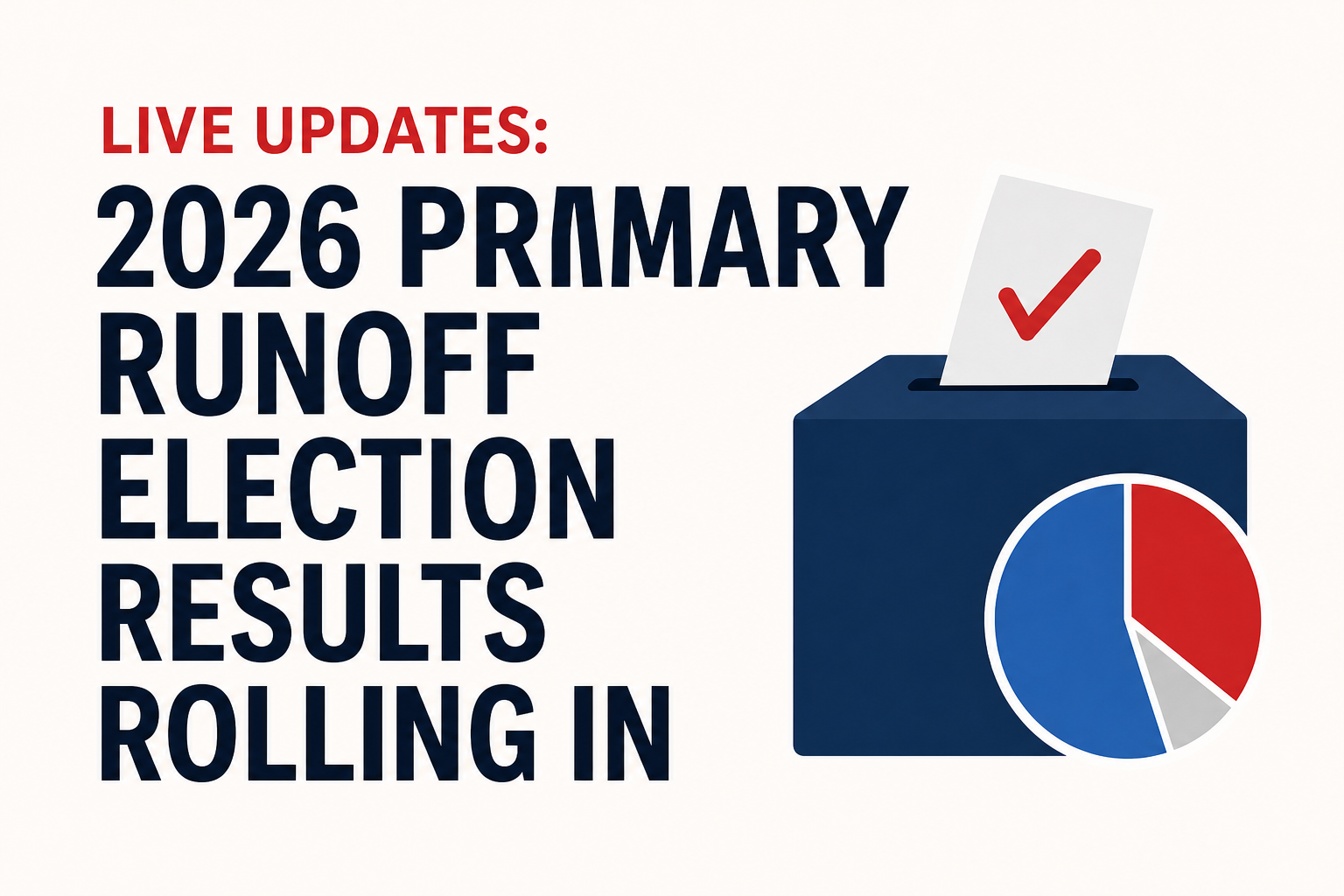 LIVE UPDATES: 2026 primary runoff election results rolling in