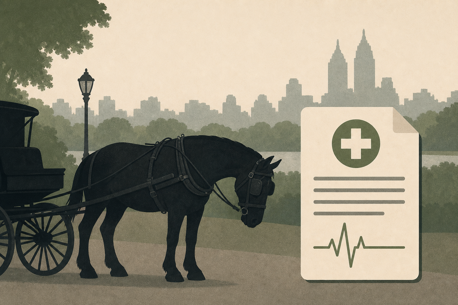 Central Park carriage horse's cause of death revealed