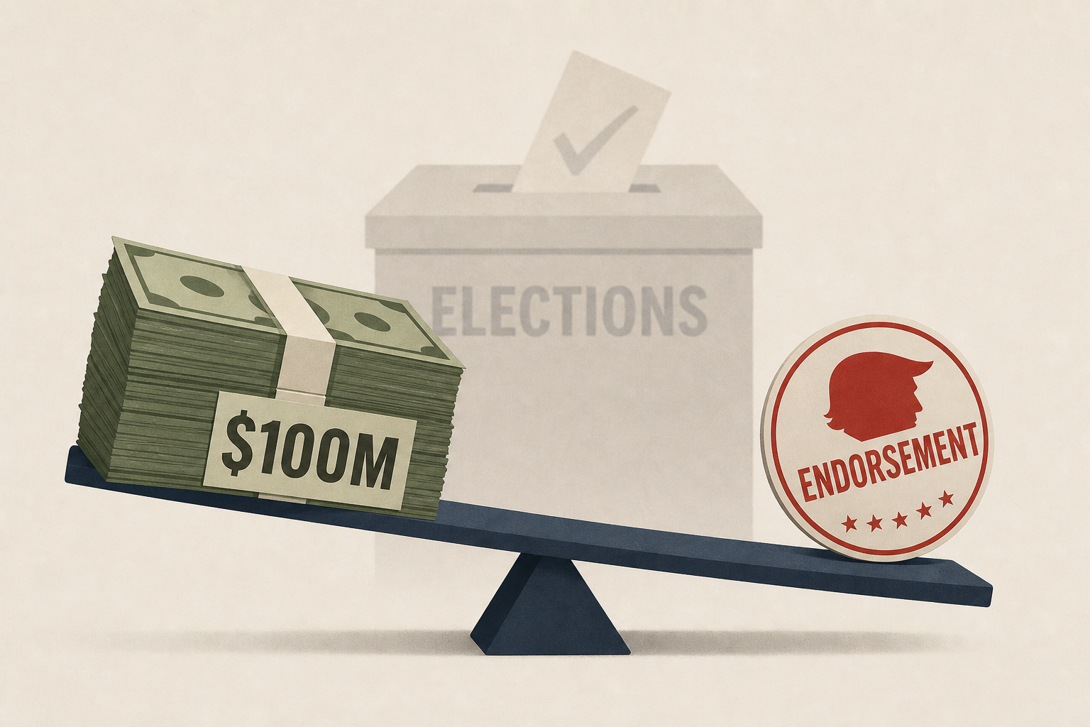 What to watch in Tuesday elections: How $100M beat a Trump endorsement