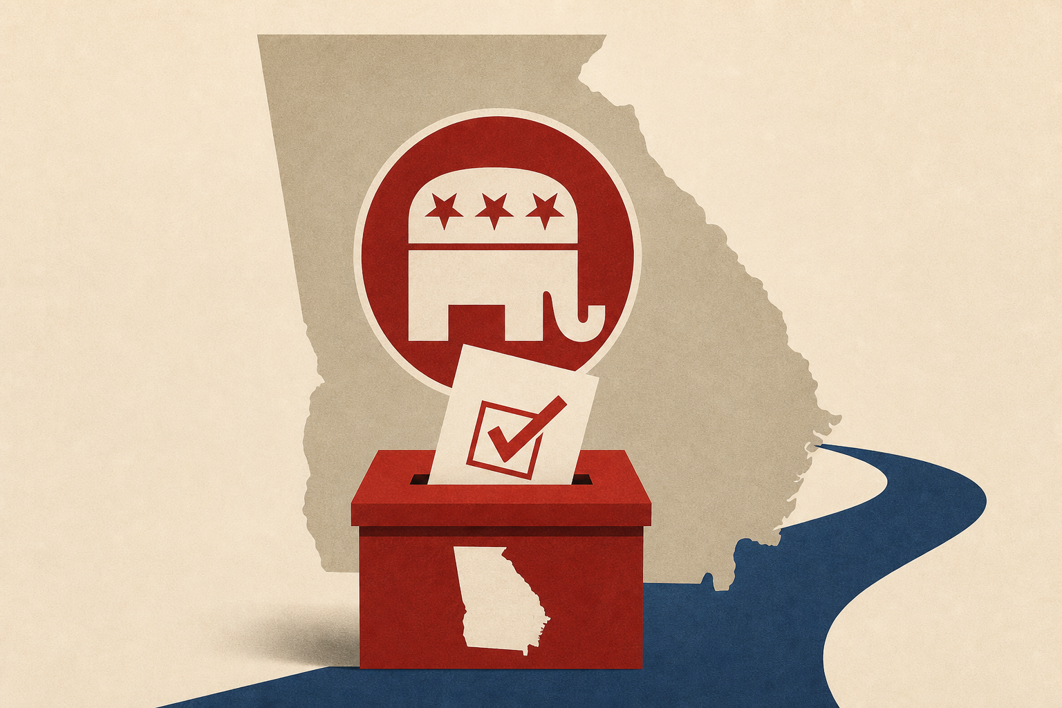 Georgia runoff: Republican voters choose Trump-backed conservative to face Jon Ossoff