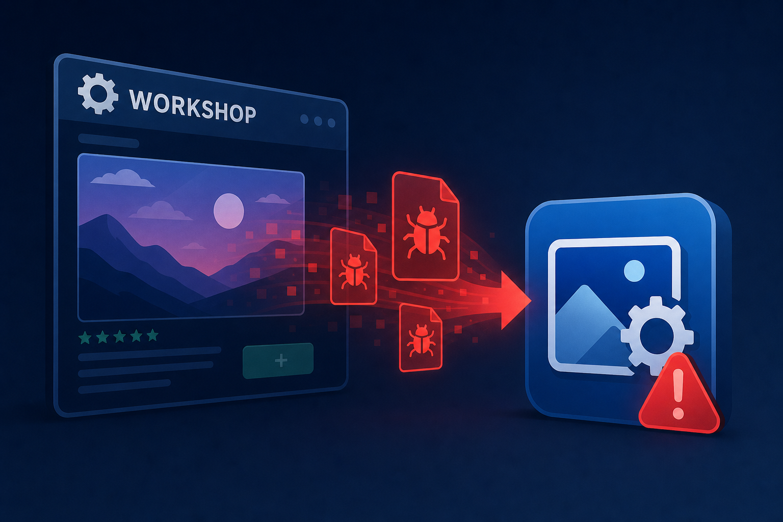 Steam Workshop abused to spread malware via Wallpaper Engine app