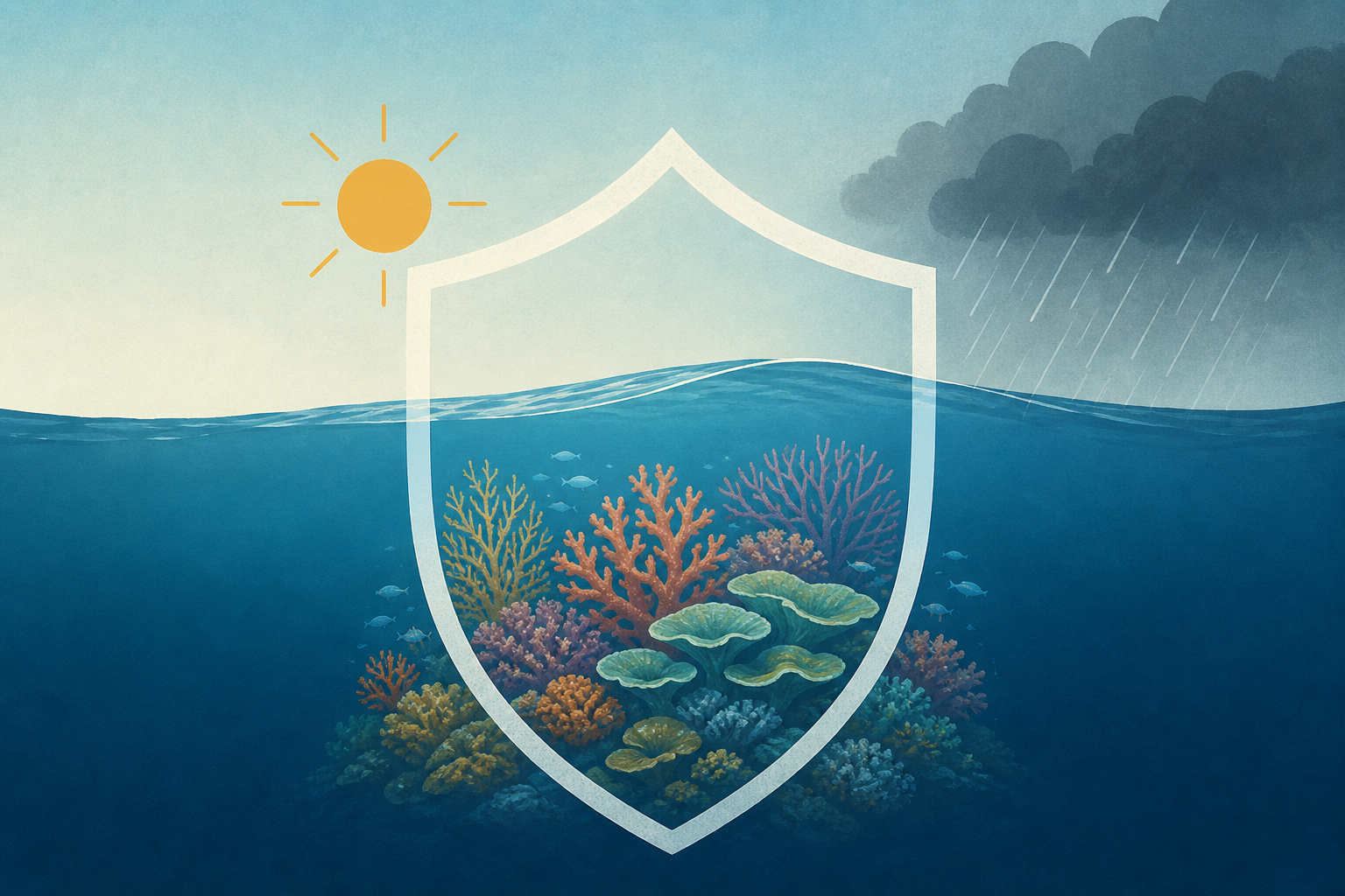 Scientists identify 64,000 sq miles of coral reef capable of surviving climate crisis