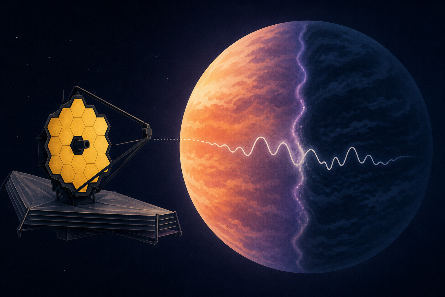 James Webb Spots Something Strange Between Day and Night on an Alien Planet