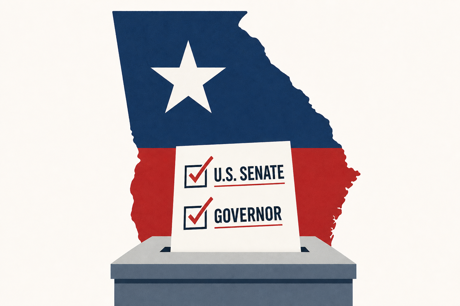June 16, 2026 - Mike Collins will win Georgia Senate primary; Rick Jackson will win governor runoff