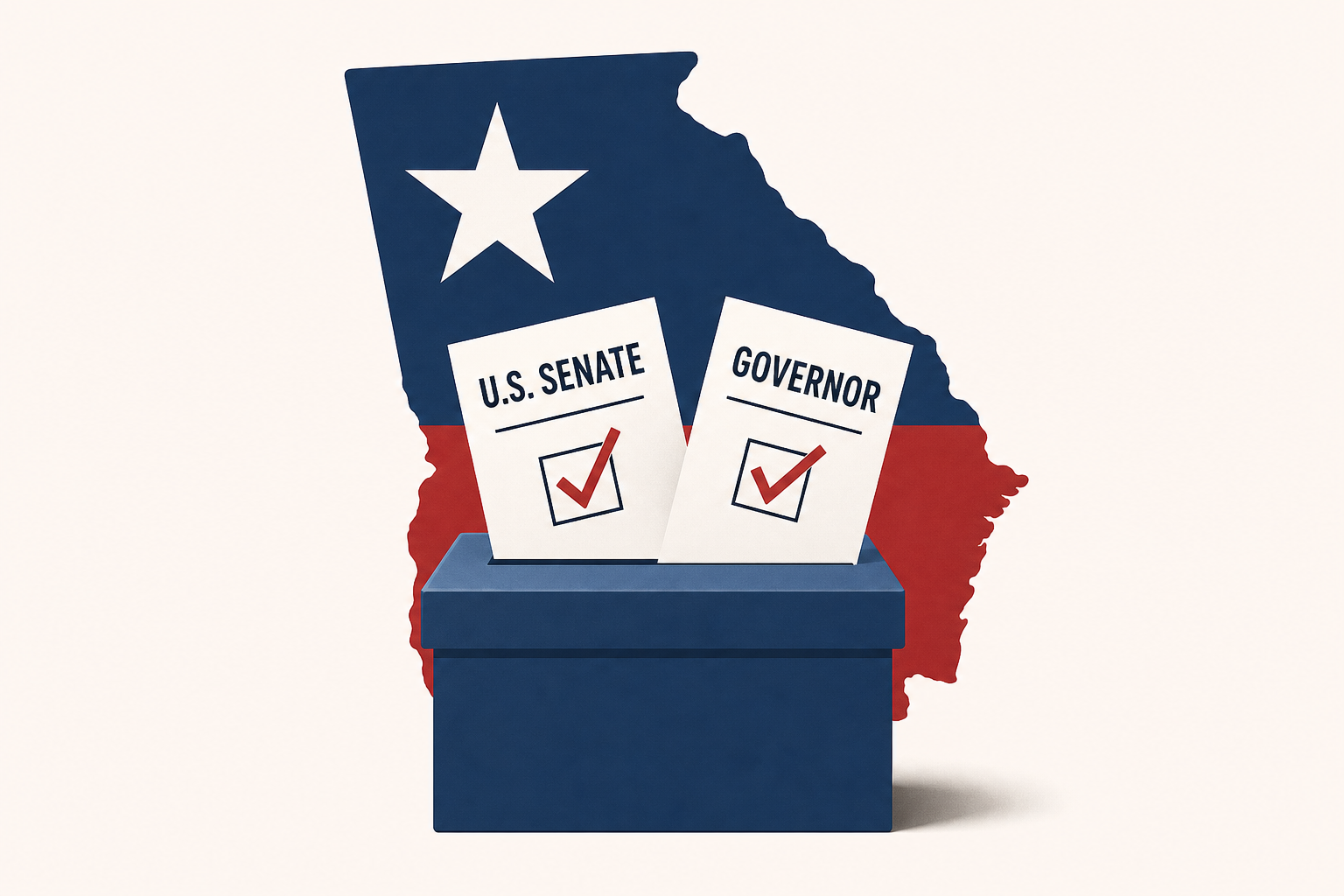 June 16, 2026 - Mike Collins will win Georgia Senate primary; Rick Jackson will win governor runoff