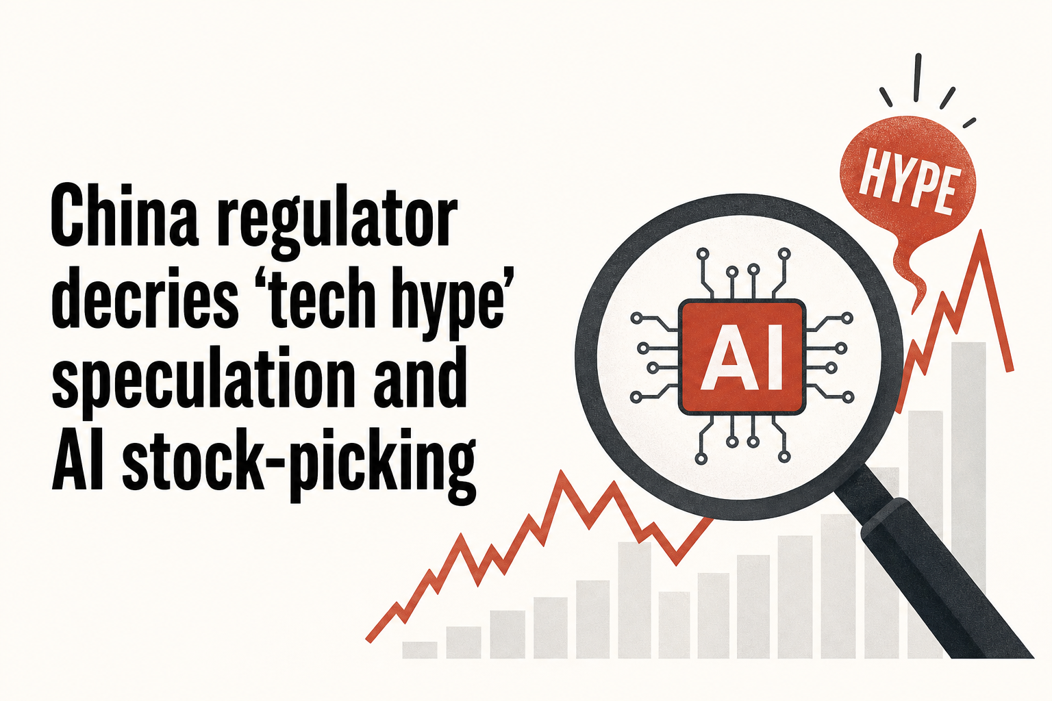 China regulator decries 'tech hype' speculation and AI stock-picking