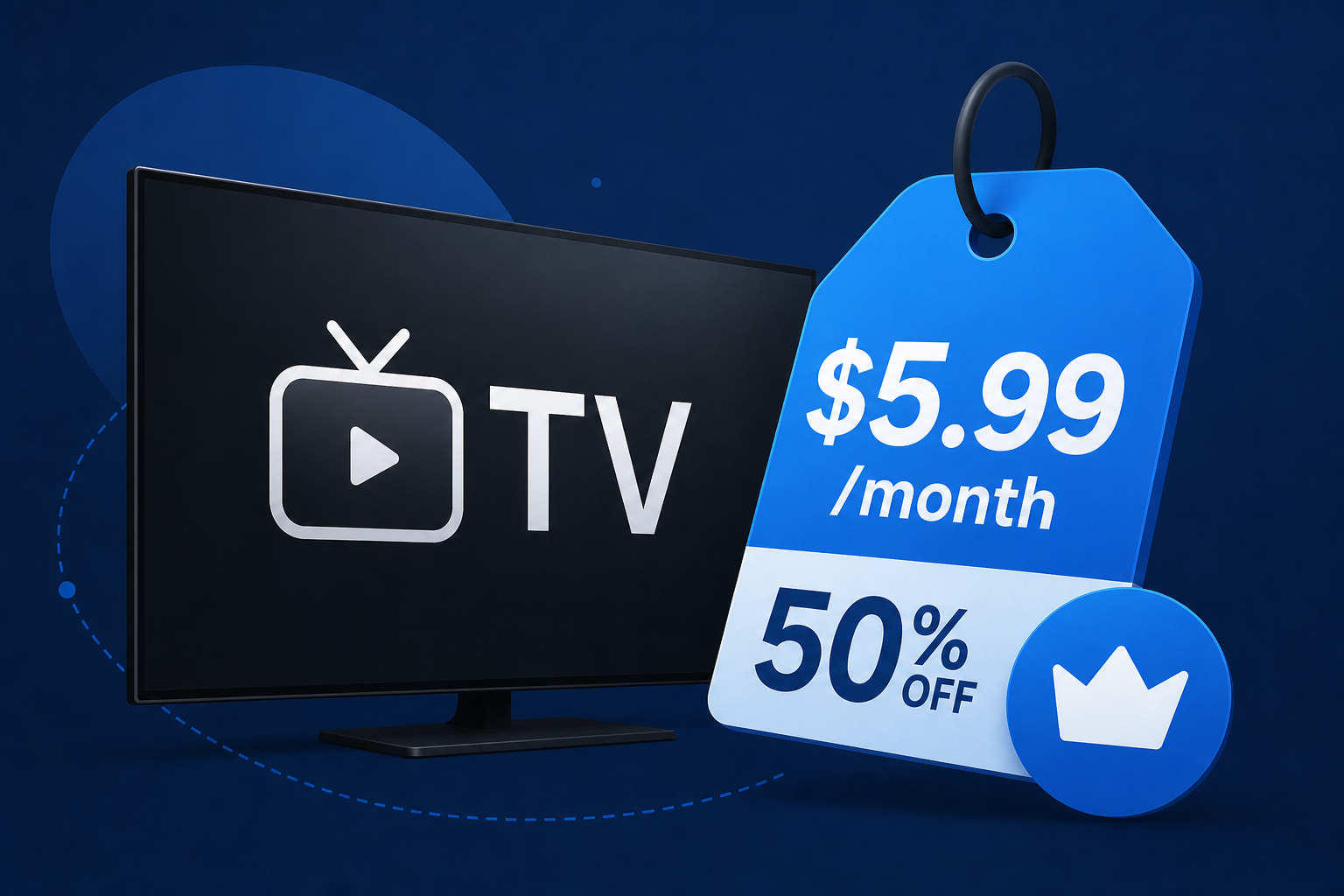 Apple TV is $5.99/month (50% off) for Prime members, details here