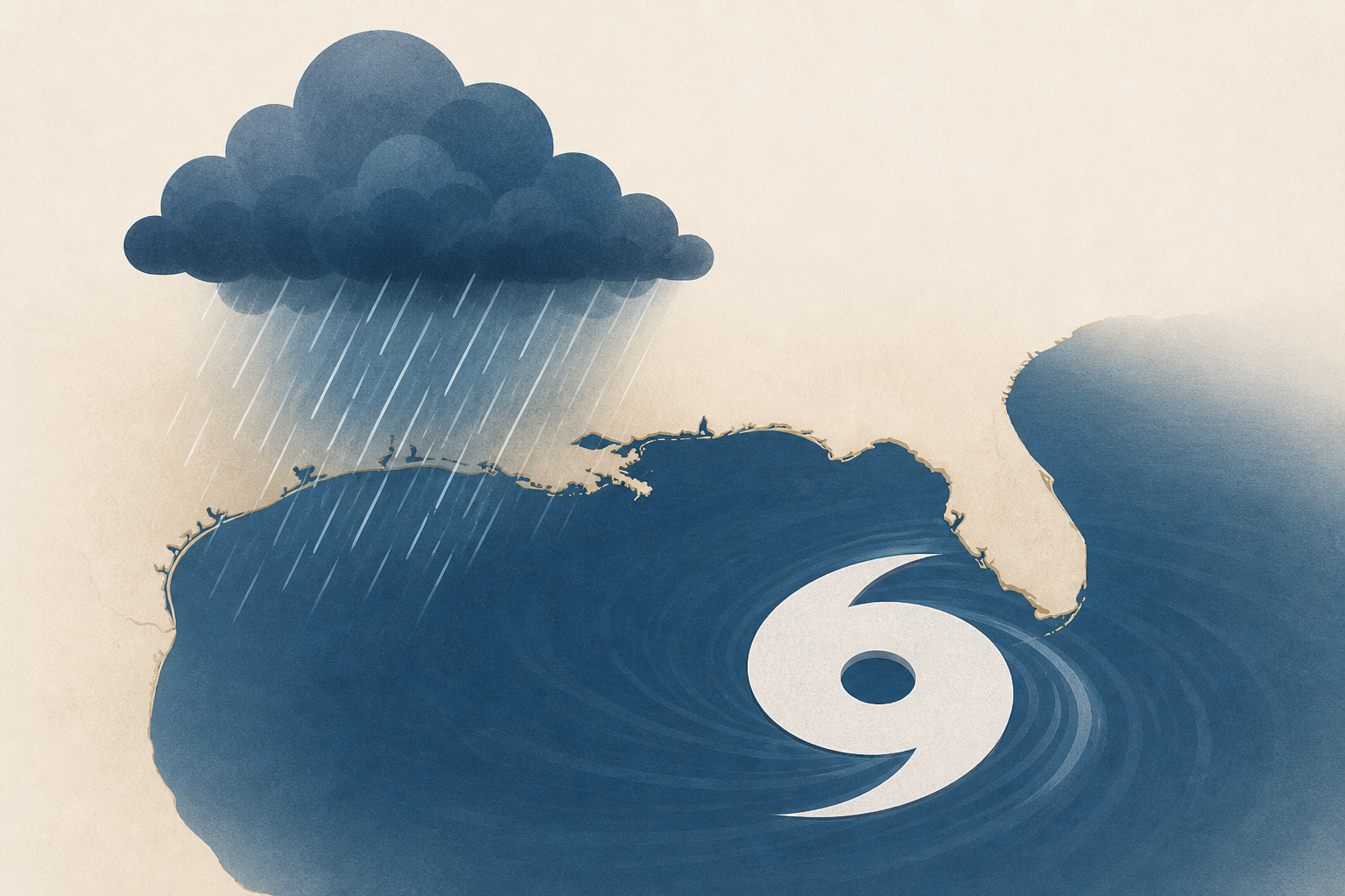 Rain along Gulf Coast could become the first named storm of Atlantic hurricane season