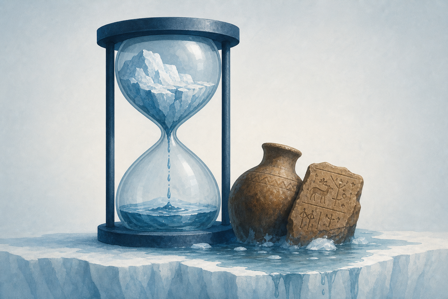 Melting ice creates a race against time to save ancient artifacts