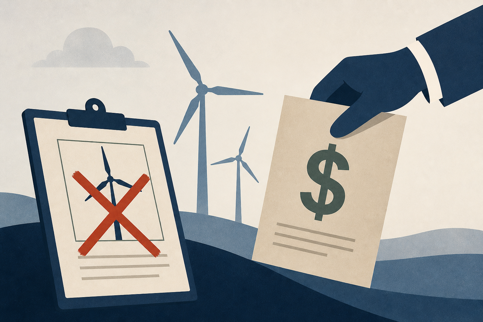 Trump administration ending 4 wind power projects by buying up leases