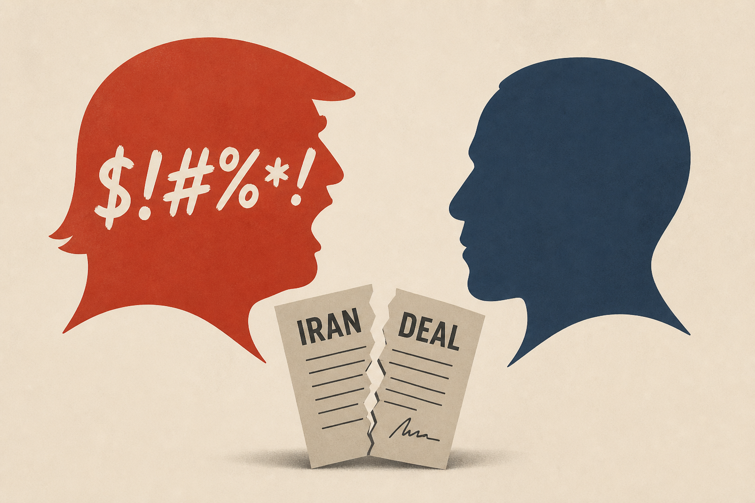 Trump Drops Profanity About Obama During Iran Deal Meltdown