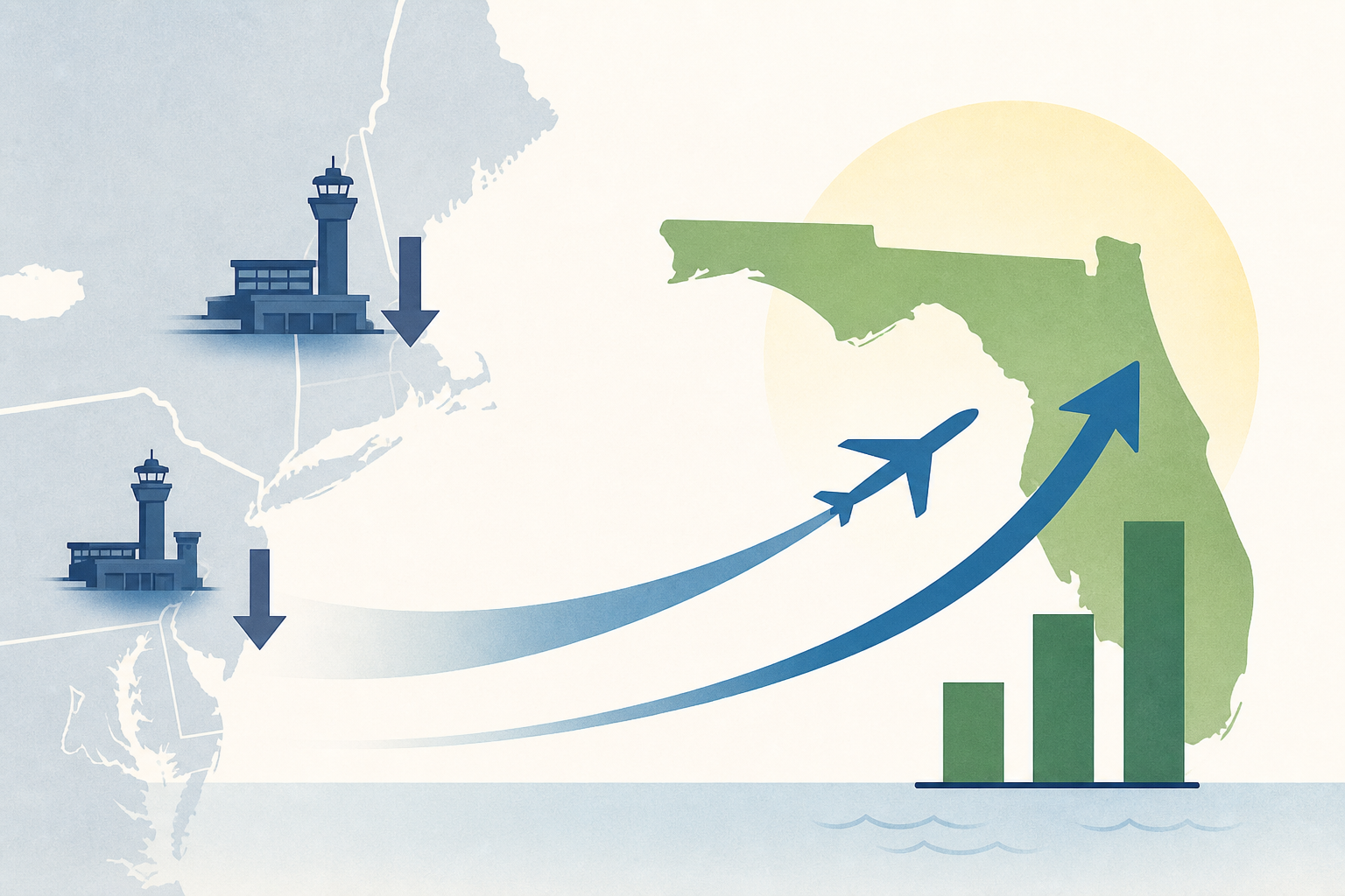 JetBlue to reduce Newark, LaGuardia footprint as it expands in Florida