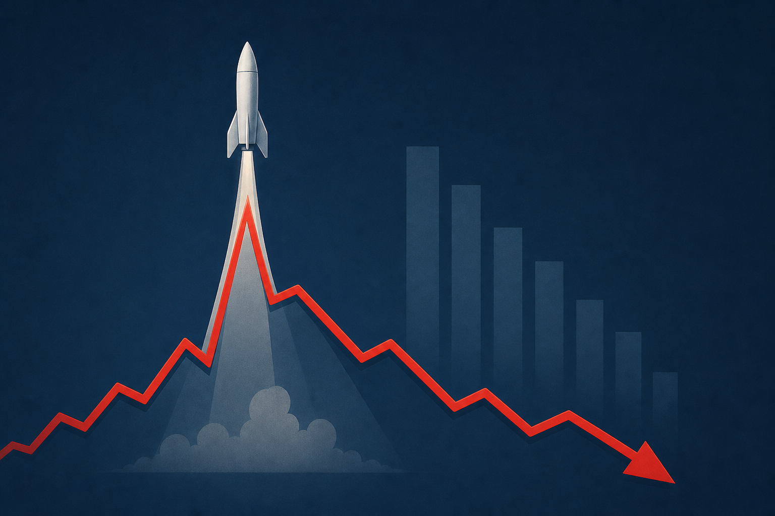 SpaceX Stock Continues Decline After Initial Spike