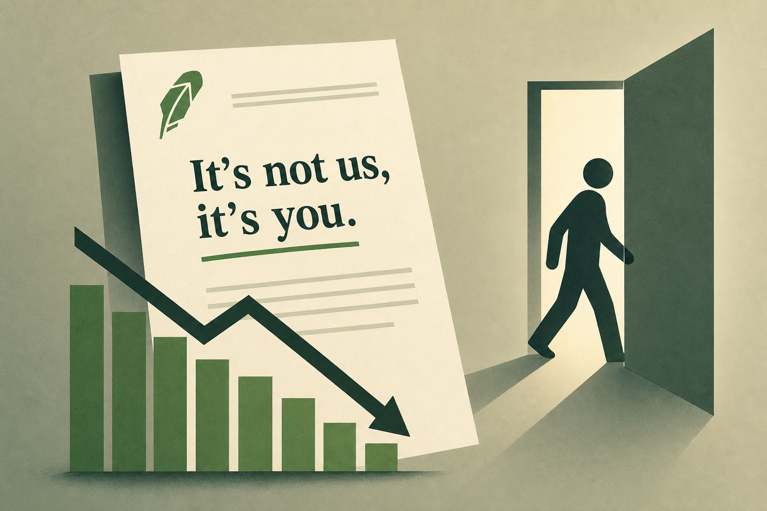 The subtext of Robinhood's layoff memo: It's not us, it's you