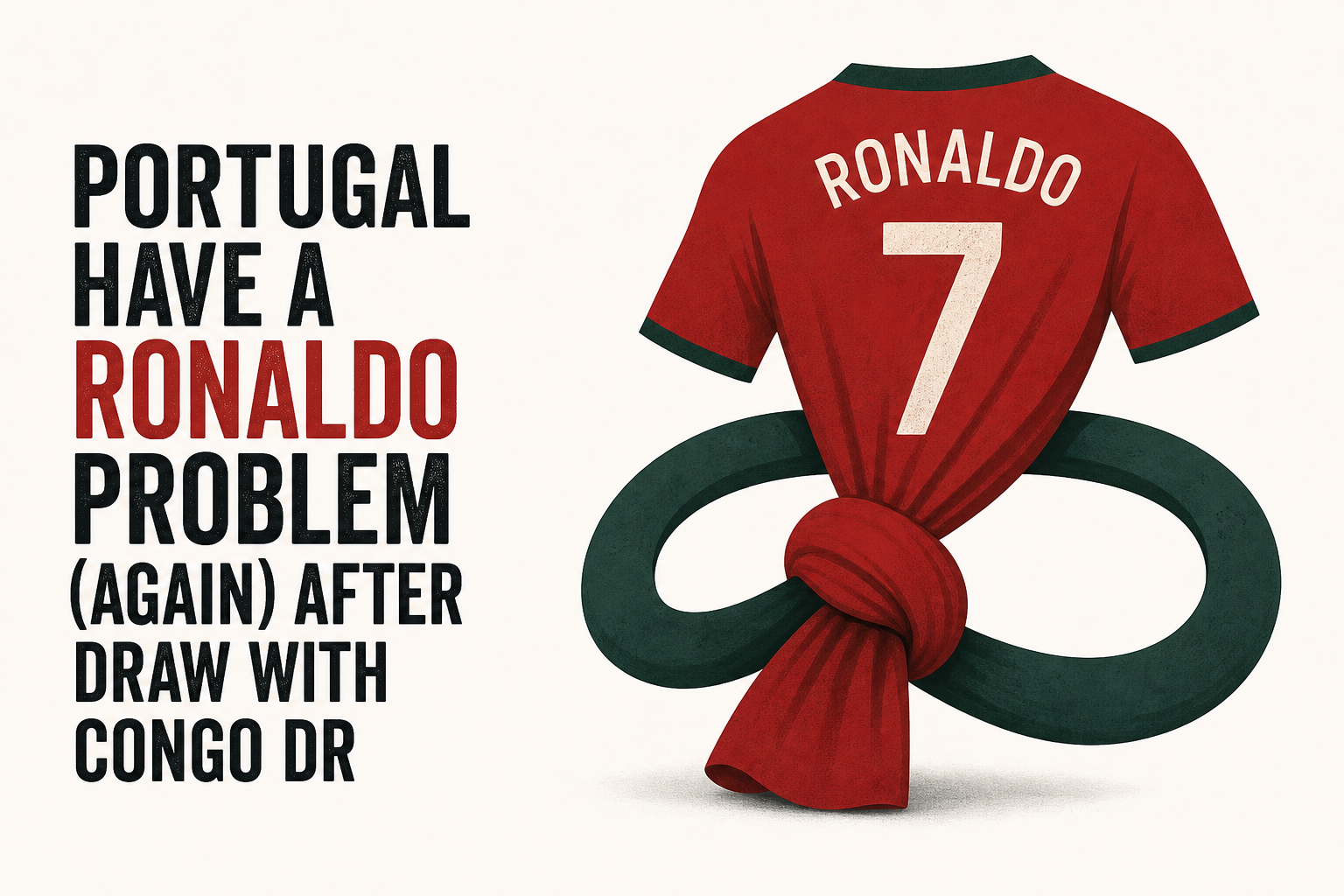 Portugal have a Ronaldo problem (again) after draw with Congo DR