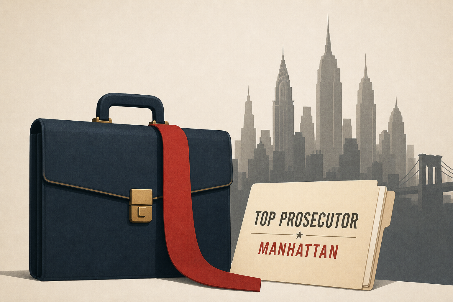 This law firm has deep ties to Trump. A partner is his pick to be Manhattan's top prosecutor.