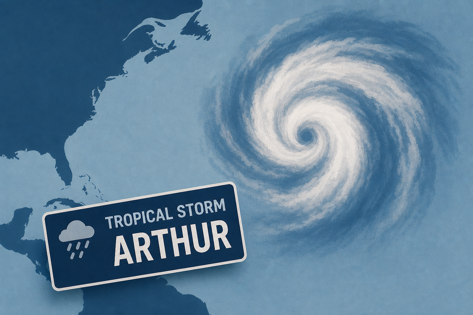 Tropical Storm Arthur is the first named storm of the Atlantic hurricane season