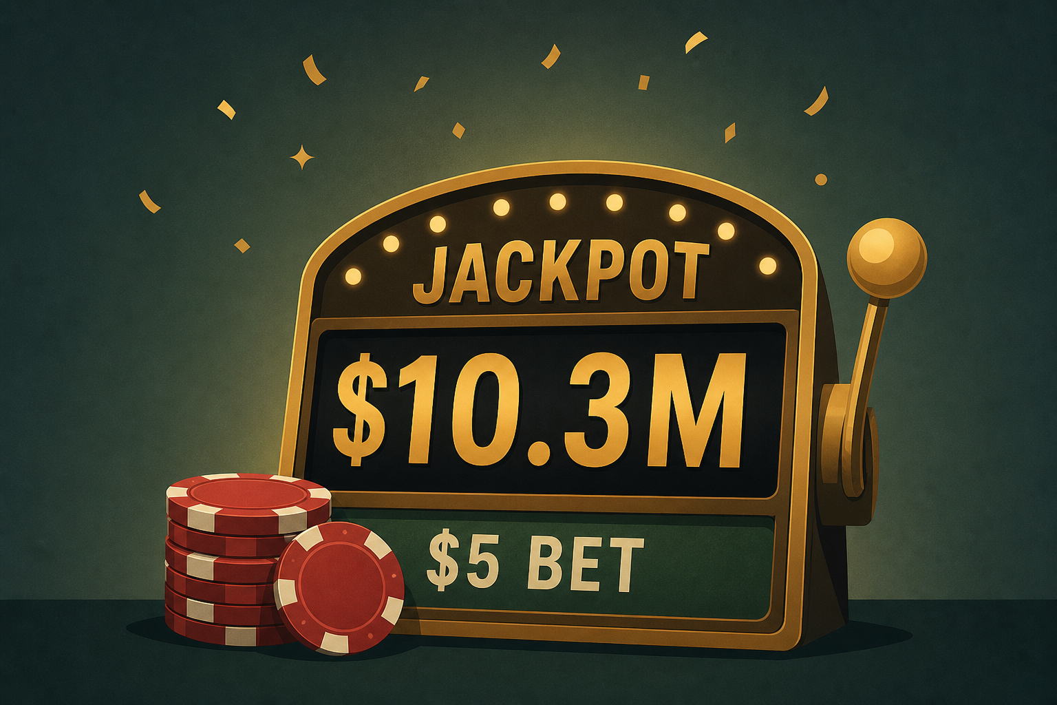 Unnamed gambler wins $10.3M jackpot on $5 bet at Las Vegas casino