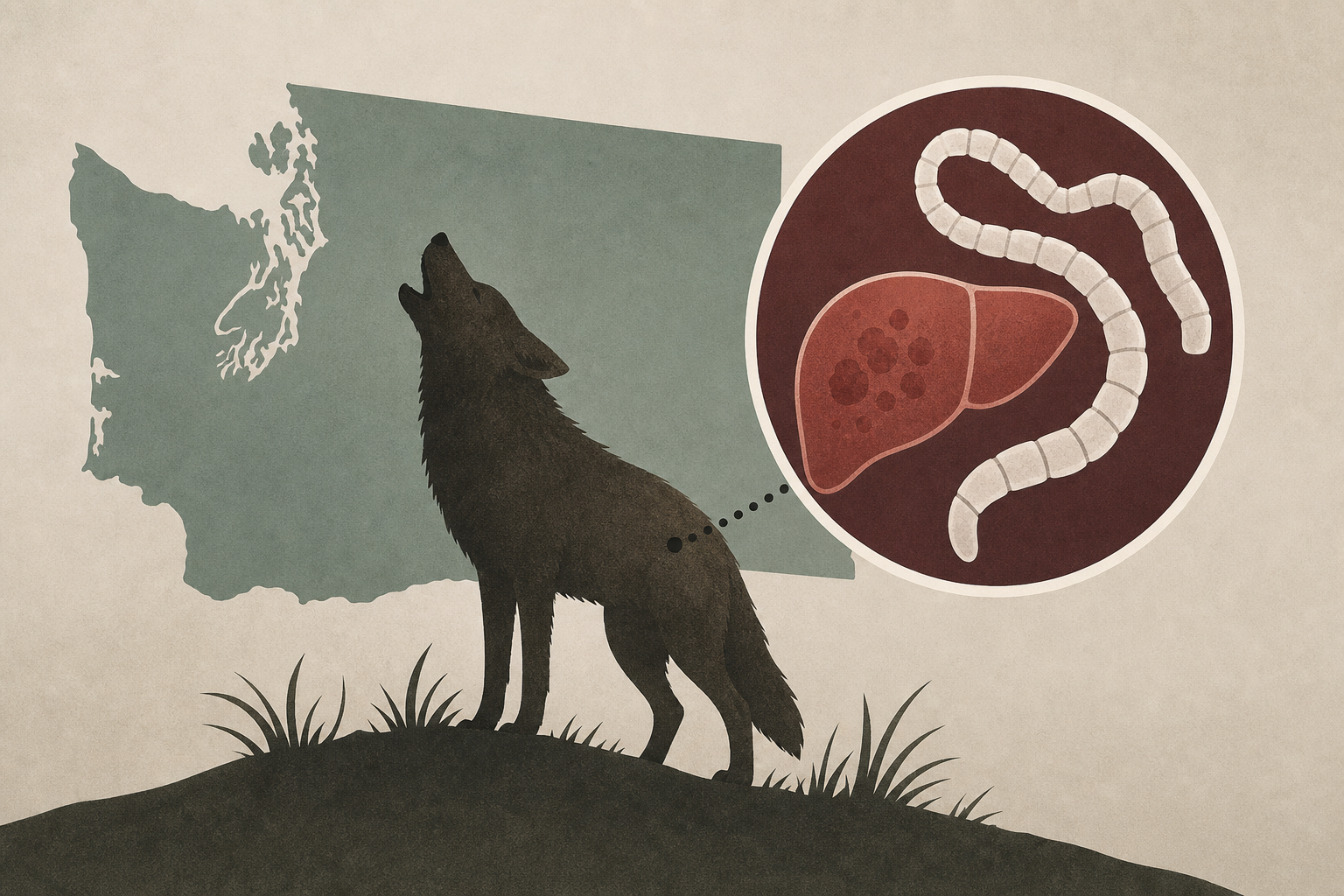 Dangerous tapeworm linked to severe liver disease spreads into Washington coyotes, researchers report