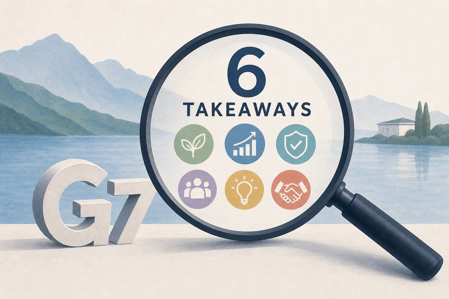 Six takeaways from the G7 summit in Évian
