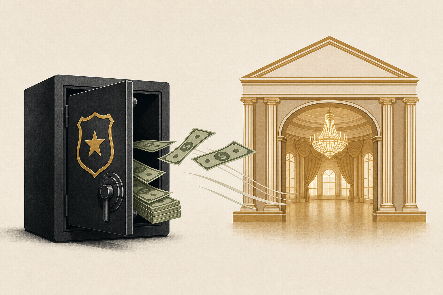 Senators Suspect Trump Shifted Secret Service Funds to Build His Ballroom