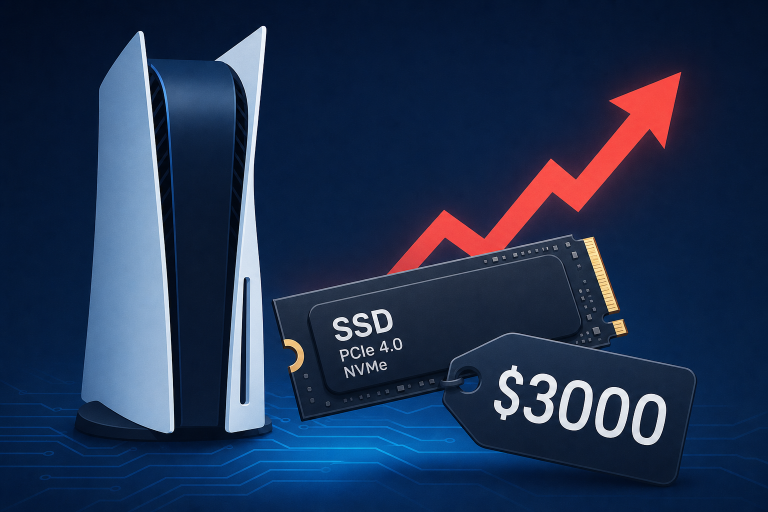 SanDisk Announces $3000 PS5 SSD as Component Pricing Surge Continues