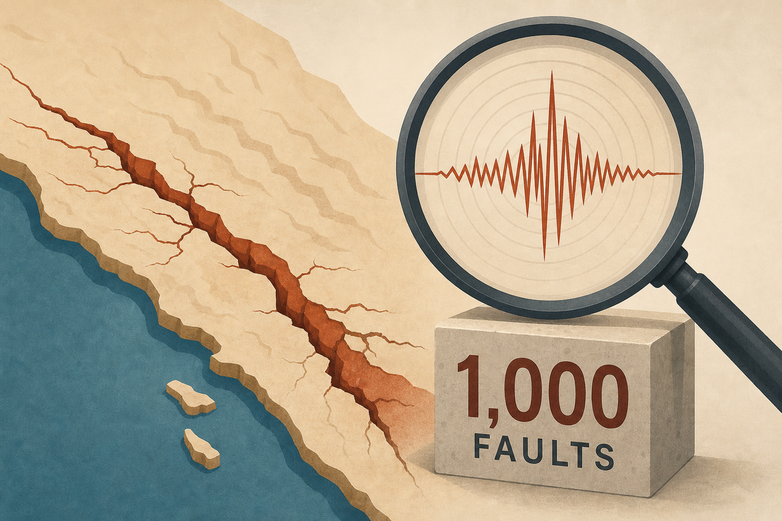 Study finds Southern California faults at 1,000