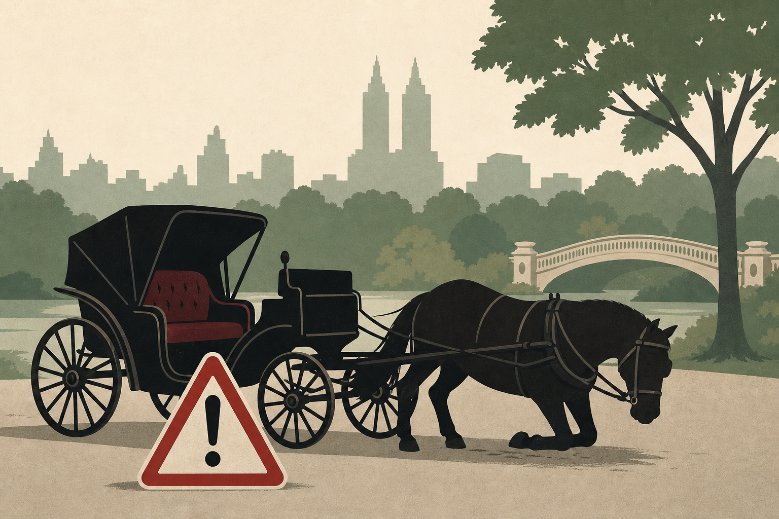 Tourist, 18, dies after horse-drawn carriage crash in NYC's Central Park