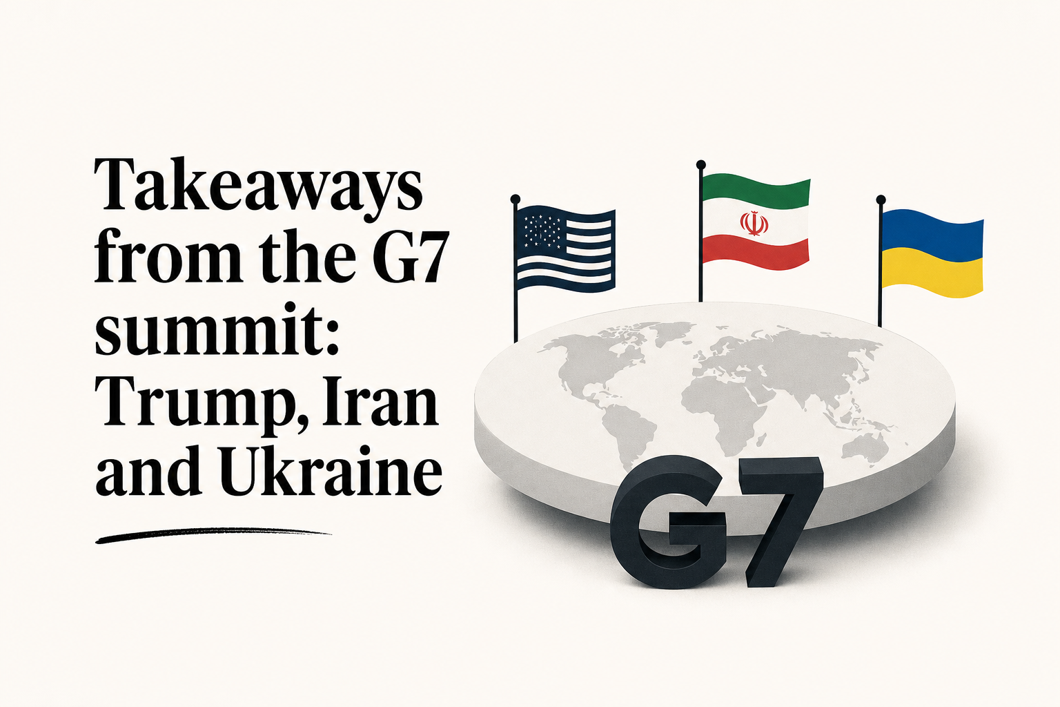 Takeaways from the G7 summit: Trump, Iran and Ukraine