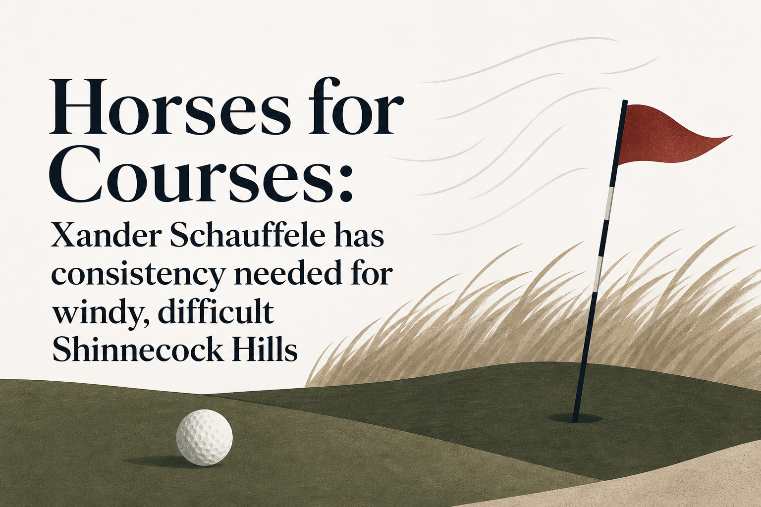 Horses for Courses: Xander Schauffele has consistency needed for windy, difficult Shinnecock Hills