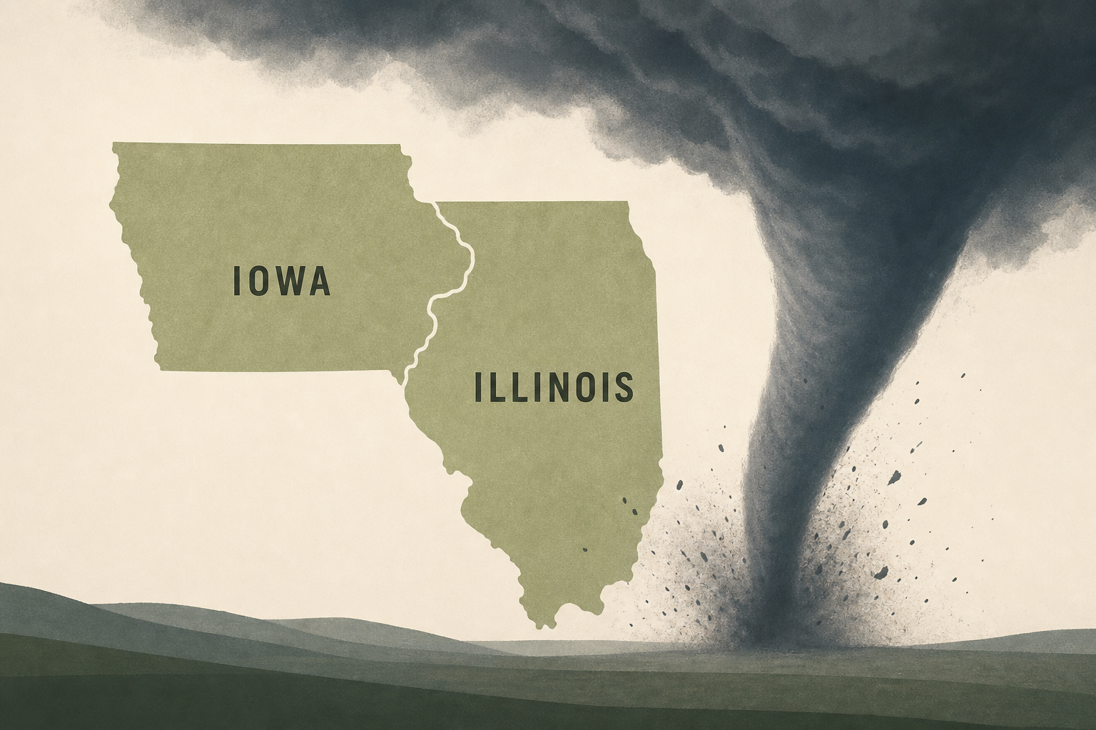 Tornadoes reported in Illinois, Iowa as severe weather roils Midwest