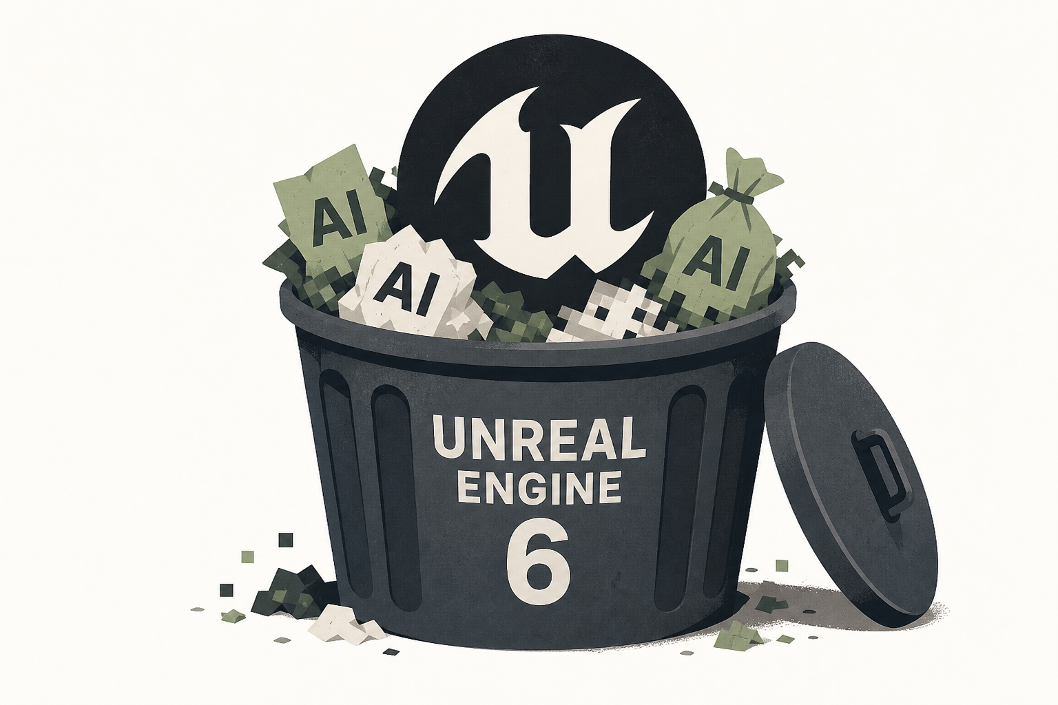 Game Developers Neither Surprised Nor Delighted To Learn That Unreal Engine 6 Will Be Filled With AI Garbage