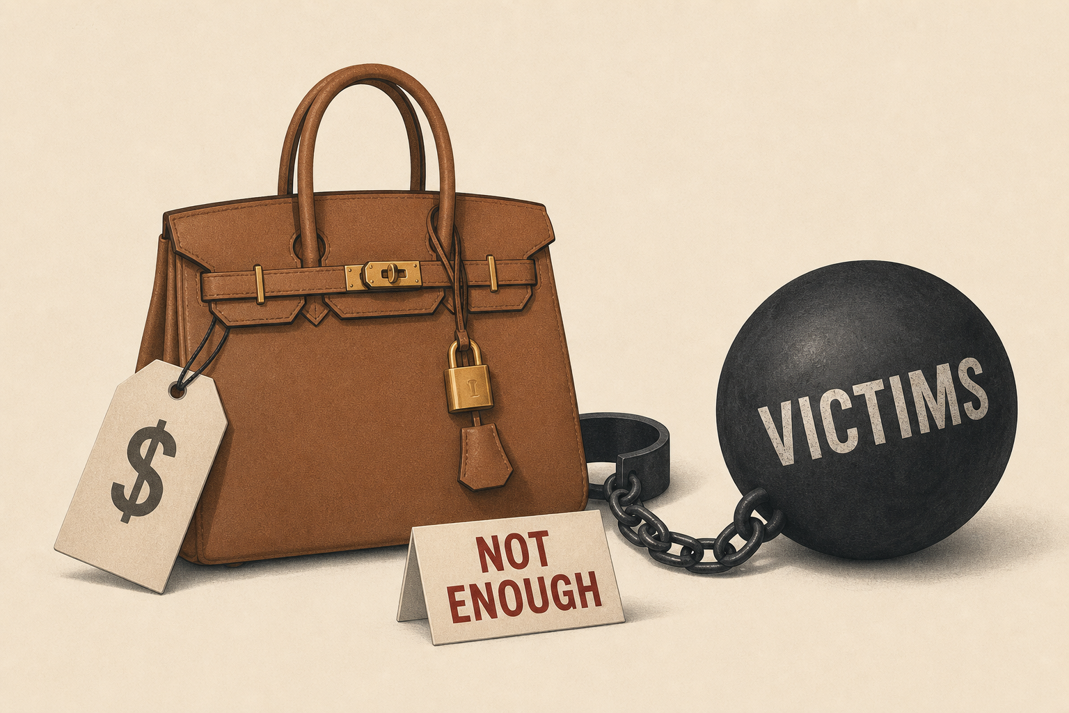 A jailed billionaire’s Birkin bags are going on sale. It won’t be enough to repay her victims
