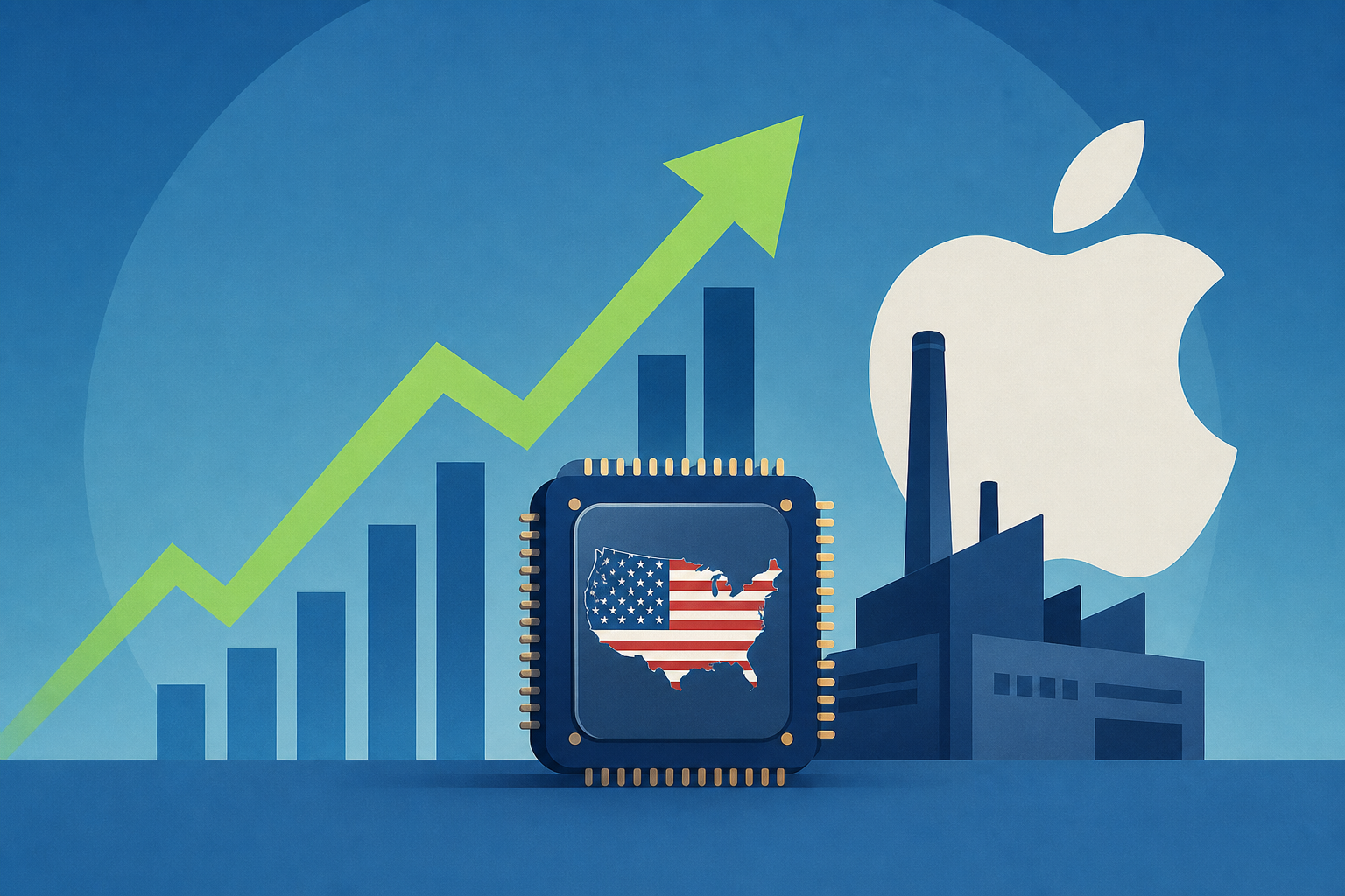 Intel stock rises after Trump touts U.S.-built chip deal with Apple