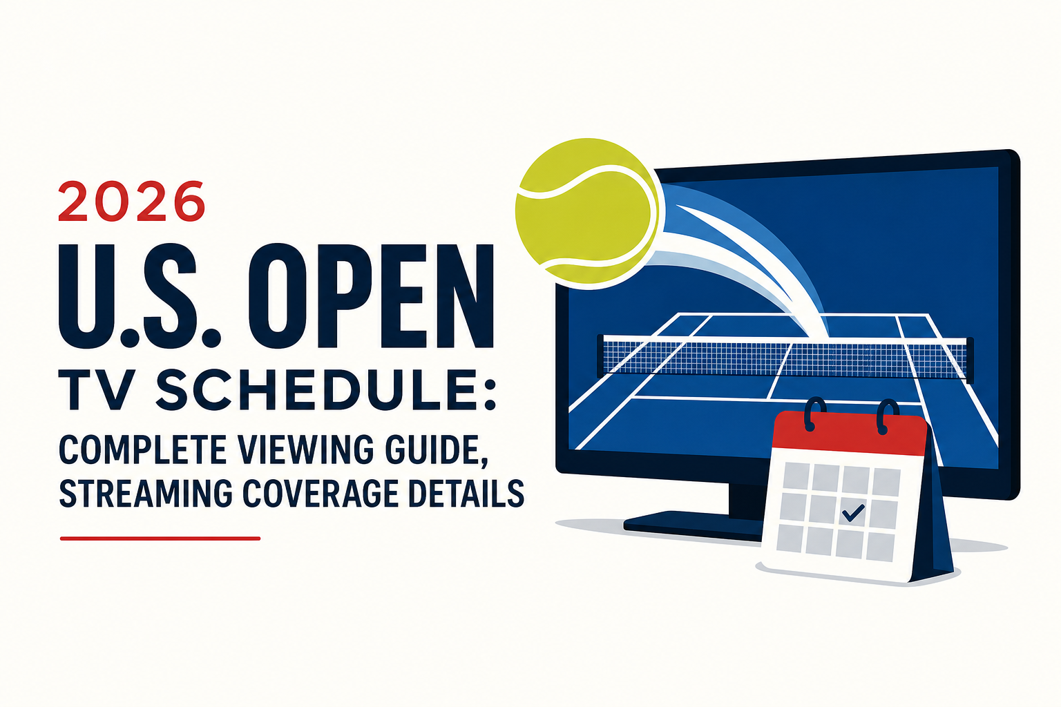 2026 U.S. Open TV schedule: Complete viewing guide, streaming coverage details
