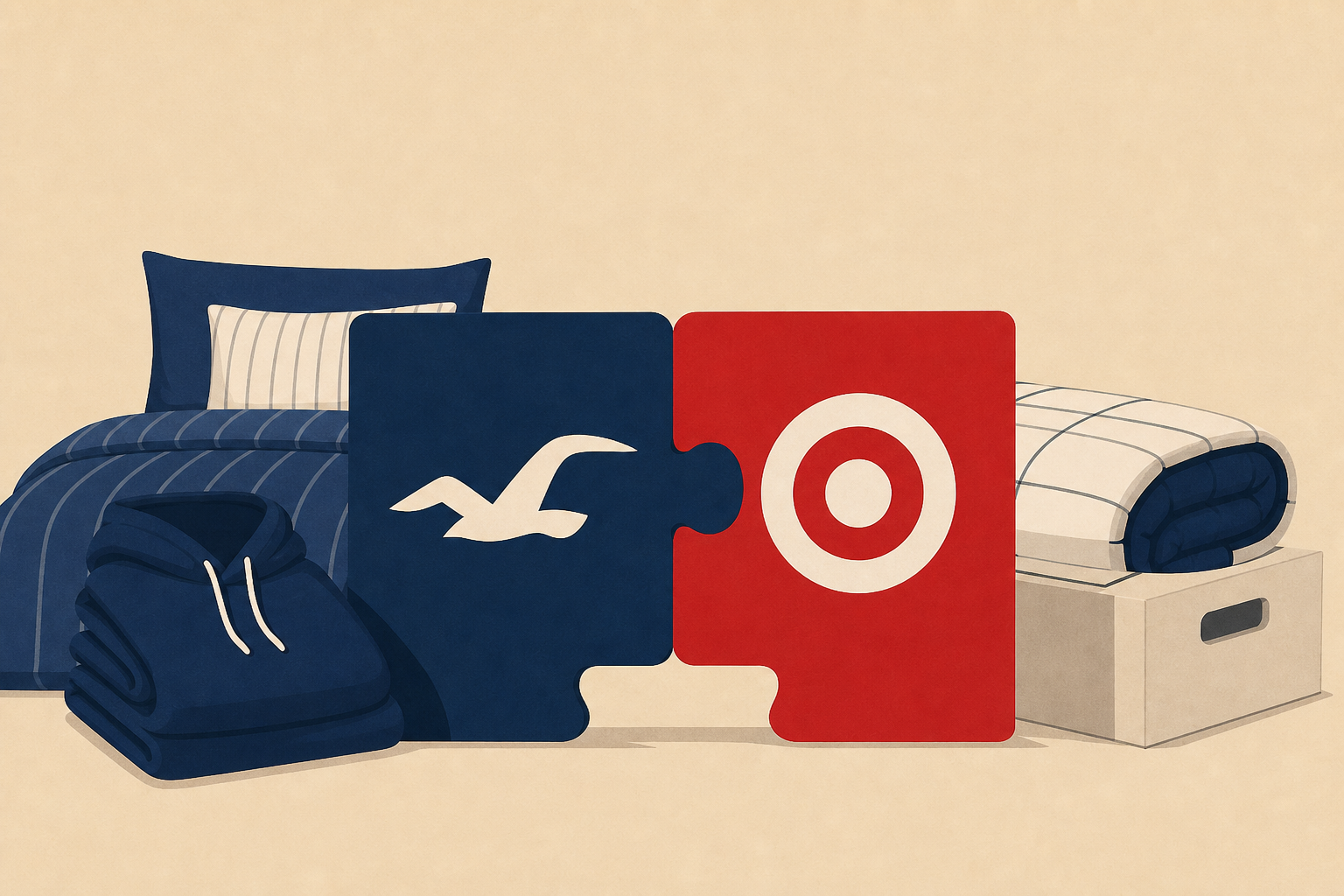 Hollister partners with Target to sell dorm bedding, apparel