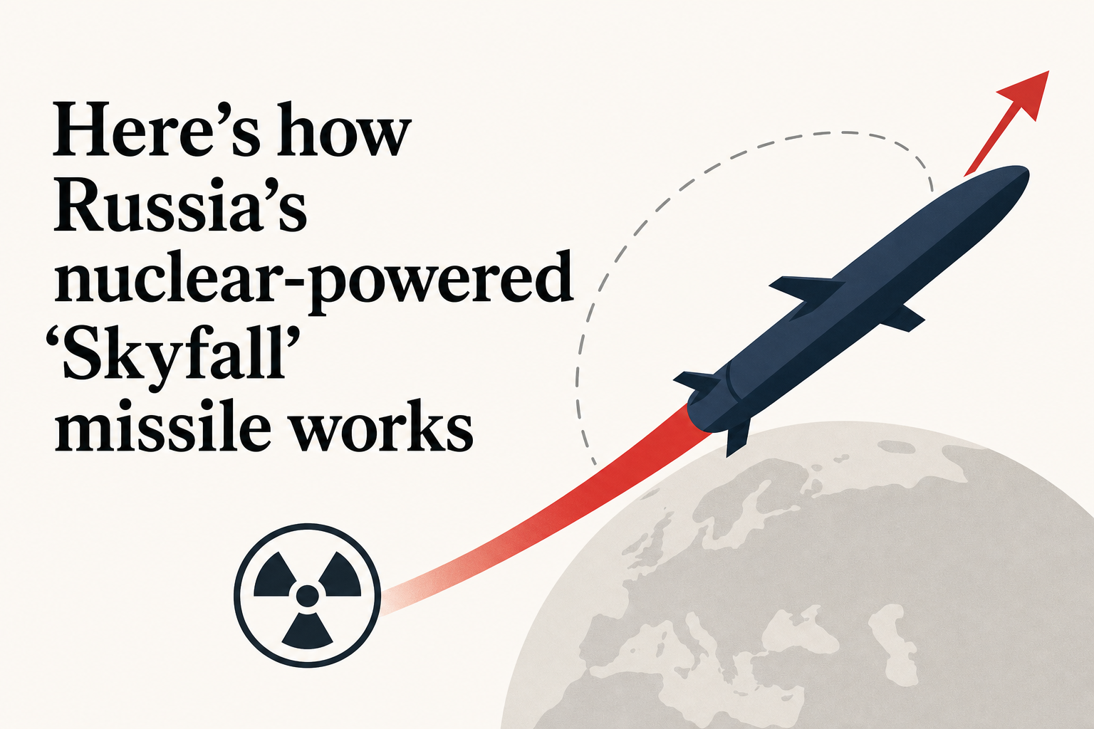 Here’s how Russia’s nuclear-powered ‘Skyfall’ missile works : NPR