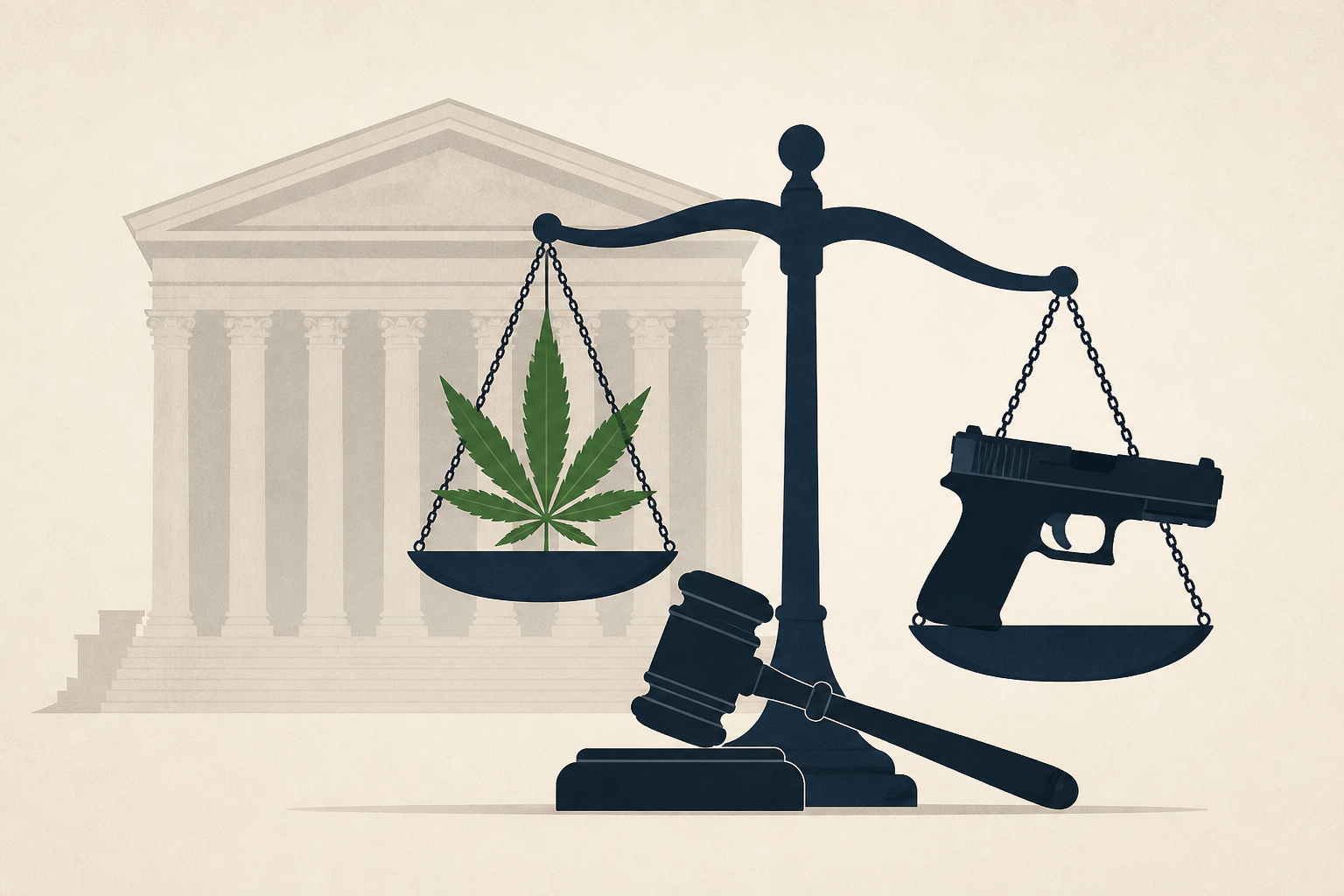 Supreme Court rules government cannot restrict gun rights for casual drug use