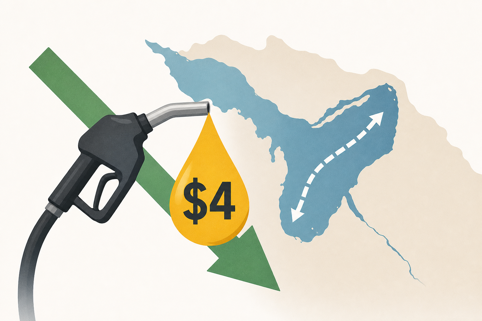 Gas prices fall under $4 as Trump signs deal to reopen Strait of Hormuz