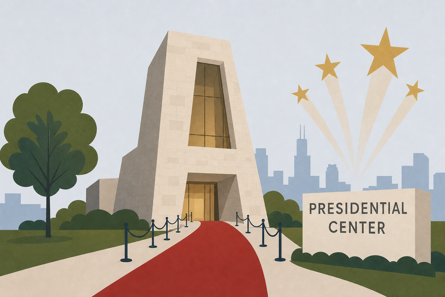 Obama Presidential Center opening draws celebs, politicians: Updates