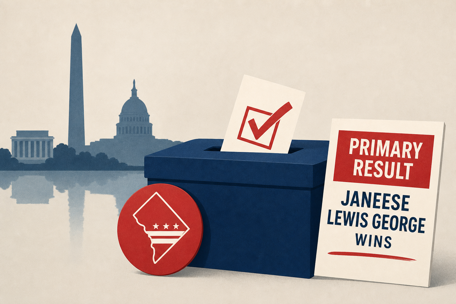 Challenger concedes to democratic socialist Janeese Lewis George in Washington, D.C., mayoral primary